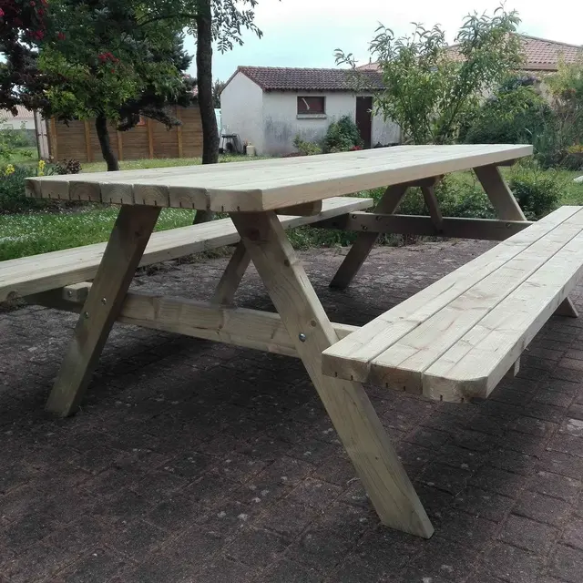 6 picknicktafels ROYAL KING® 200 cm – foto 4