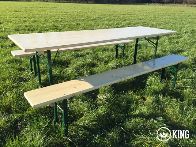 Biertafelset KING® 220 × 70 cm (tafel + 2 banken)