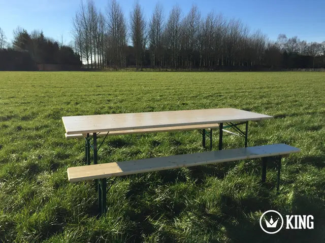Biertafelset KING® 220 × 80 cm (tafel + 2 banken) – foto 2