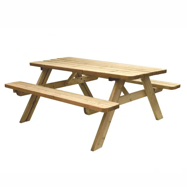 Picknicktafel KING® 180 cm – zitbanken van twee planken