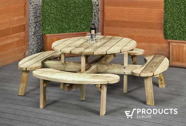 Ronde picknicktafel ROYAL KING® XXL
