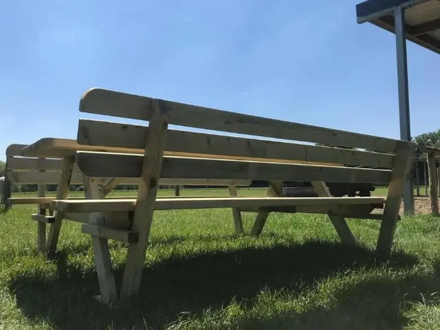 Rugleuning voor picknicktafel KING® – foto 4